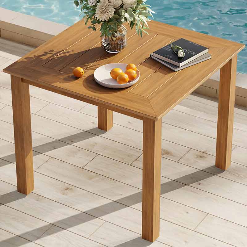 YEFU® Modern Square Patio Table and Chairs Set