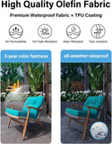 YEFU®︎ Outdoor Deep Seat Cushions Set