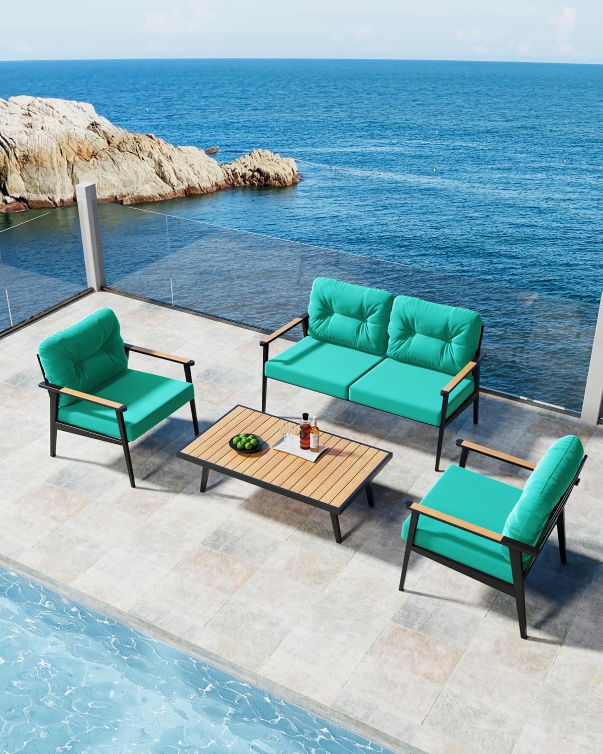 YEFU®︎ Double Waterproof Chair Cushions