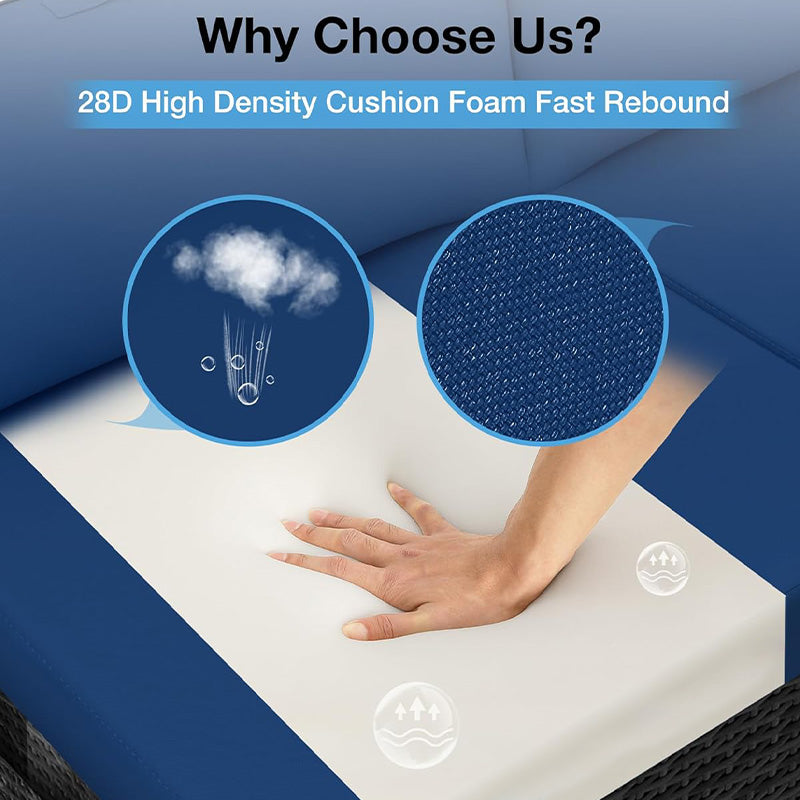 YEFU®︎ All-Weather Waterproof Patio Cushion Set