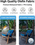 YEFU®︎ Outdoor Chair Cushions with Straps