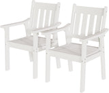 YEFU® Adirondack Patio Table And Chairs Set