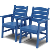 YEFU® HIPS Long Patio Dining Table Set