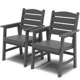 YEFU® HIPS Long Patio Dining Table Set