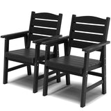 YEFU® HIPS Long Patio Dining Table Set