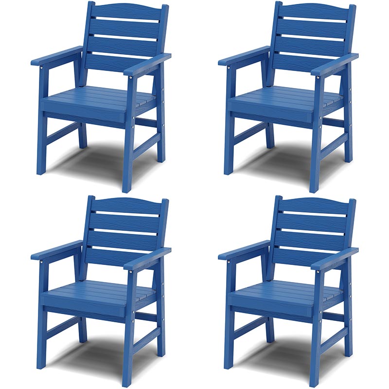 YEFU® HIPS Long Patio Dining Table Set