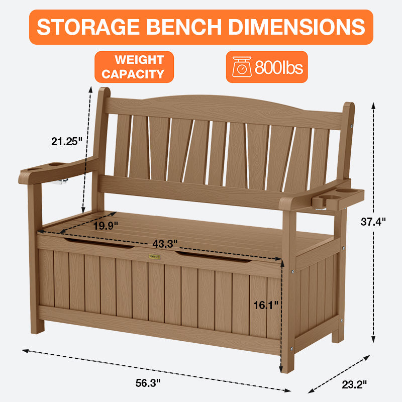 YEFU®︎ Weatherproof Bench