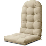 A Light Brown YEFU chair cushion designed for high-back chairs,


