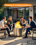 YEFU® Smokeless Firepit 304 Stainless Steel Material