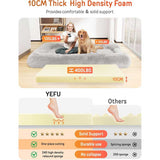YEFU® Human Size Dog Bed used as a floor sofa or nap pod – multifunctional design ideal for adults, kids, and pets alike.